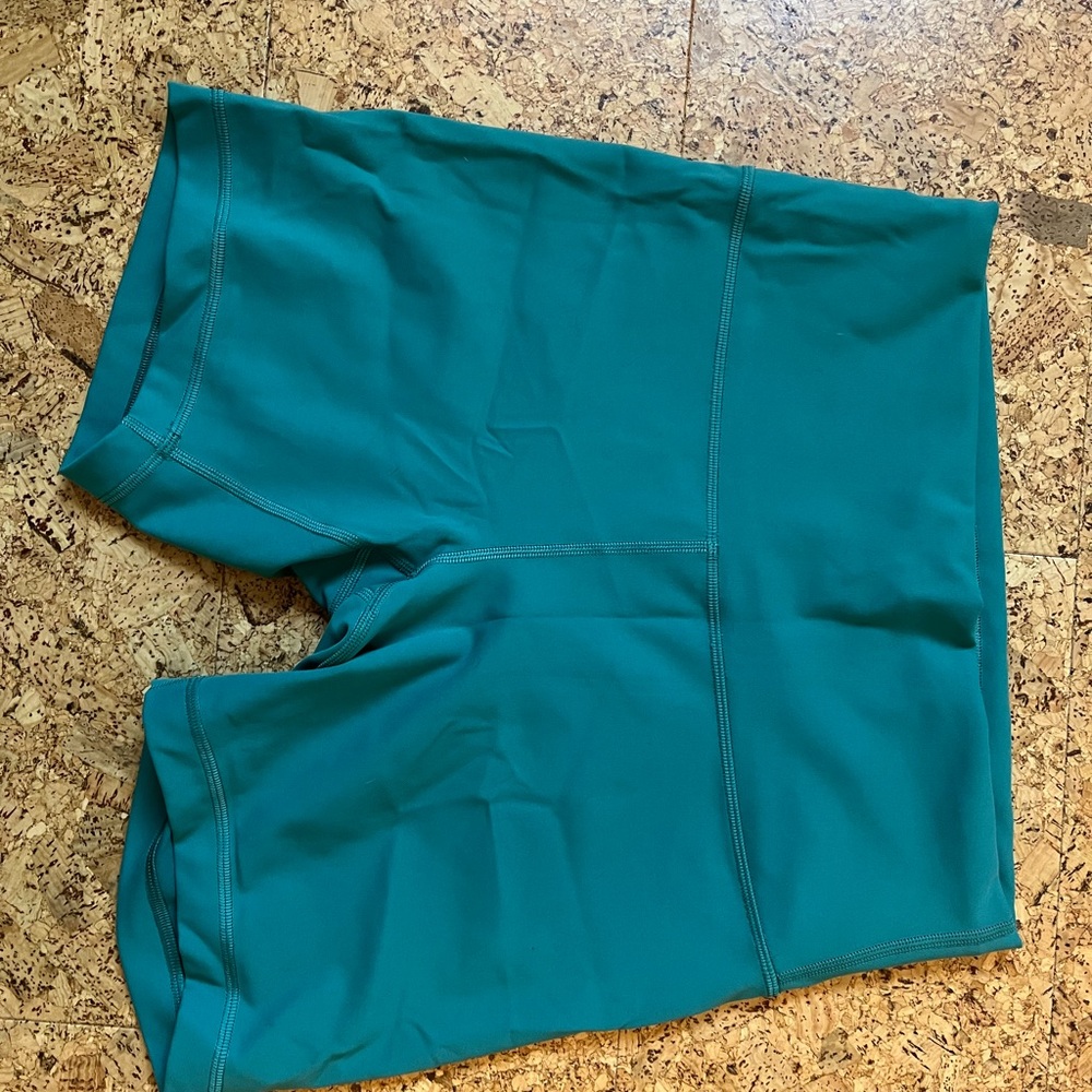 Lululemon Wunder Train High-Rise Short 6" - Teal Lagoon